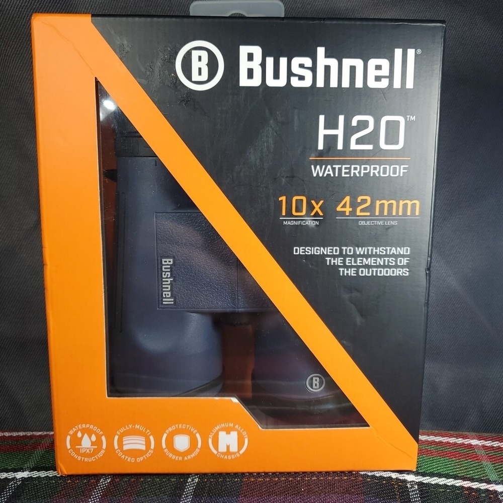 Bushnell 10x42 H20 Waterproof Binoculars Unisex Blue 150142R Hunting Birding SEO
